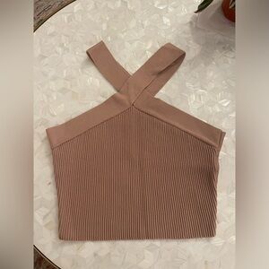 Knit halter